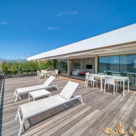 Ref 1918 - - Sea View Penthouse For Rent Appartamento *